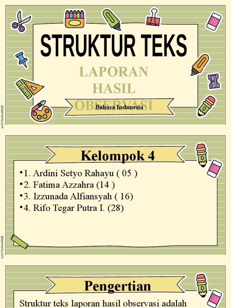 Struktur Teks LHO dalam Pendidikan Indonesia