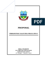 Proposal Betonisasi RW 03