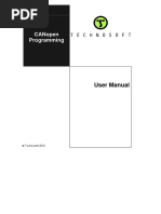 Canopen Programming: User Manual