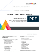 Modulo II Tecnico Laboratorista Quimico