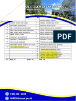 GRADE 6 MERCURY Masterlist As of 08-18-2022