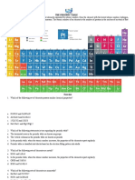 Handout 4 Chemistry Periodic Table