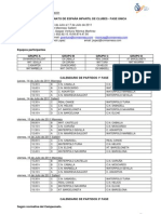 Campeonato España Infantil 2010-1011