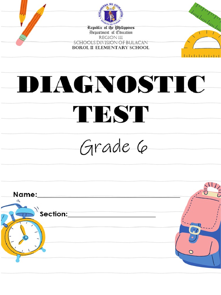 Diagnostic Test PDF