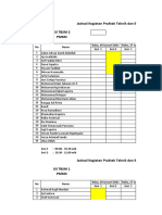 Jadwal Praktek