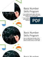 Basic Number Skills Program