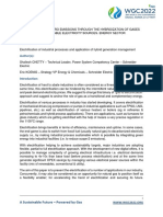 Electrification of Industrial Processes and Application of Hybrid Generation Management by Shailesh - CHETTY - PAPER