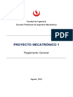 Reglamento Proyecto Mecatrónico - 1 2022 02 - Ver2.0
