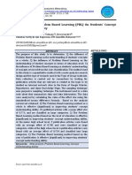 Meta Analysis: Problem Based Learning (PBL) On Students' Concept Understanding Ability