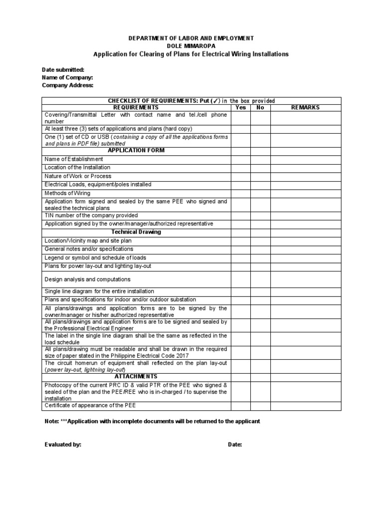 Electrical Wiring Installation Application | PDF | Business