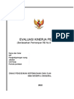 EVALUASI KINERJA PEGAWAI