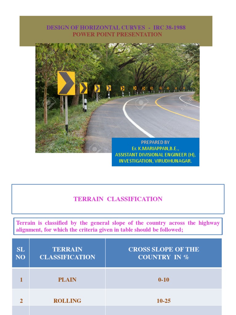 Horizontal Curve Design Guidelines | PDF