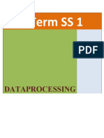 Data Processing SS1