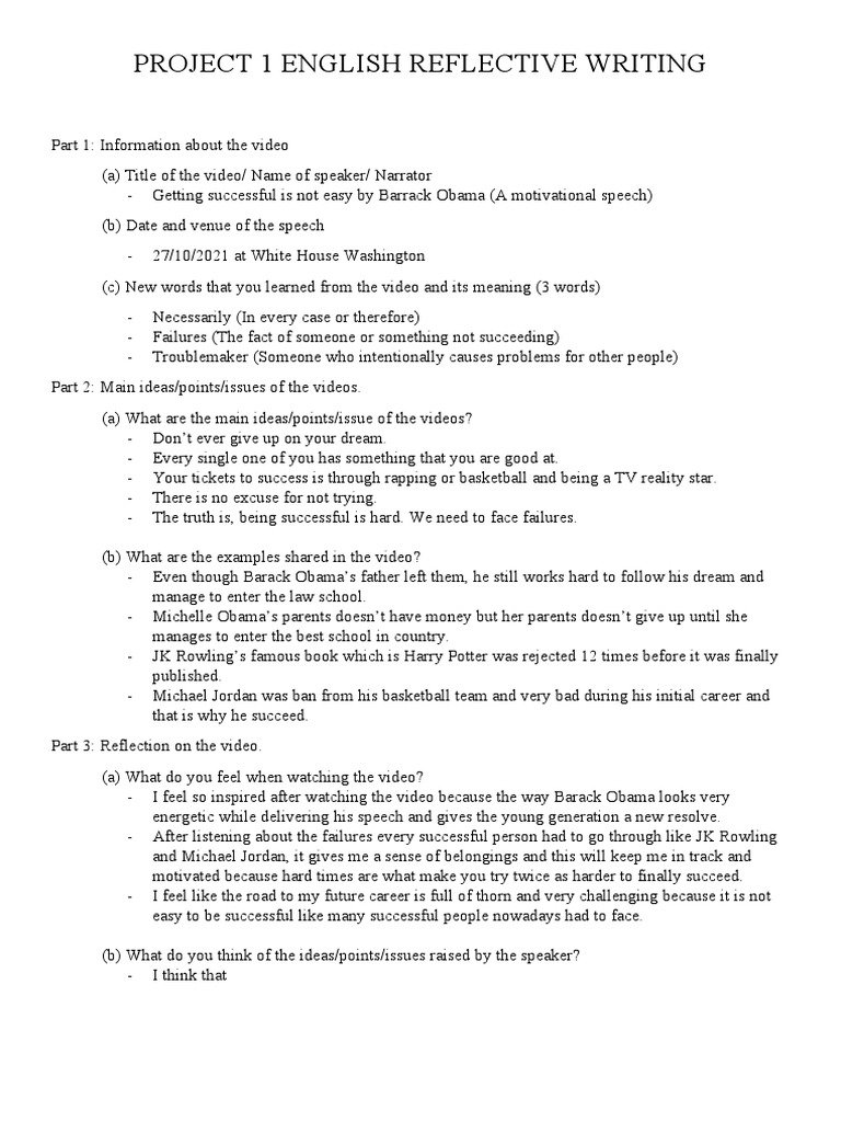 Student's Journey to Success | PDF | Self-Improvement