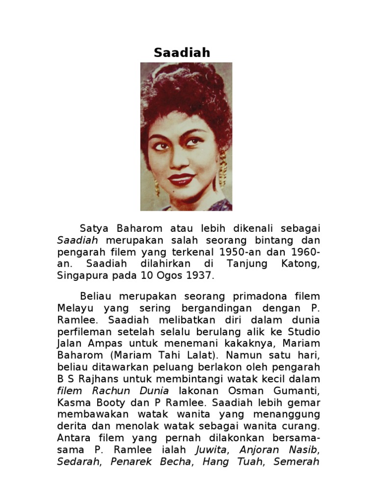 Biodata Artis2 Lama2 Pdf