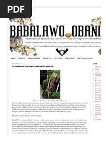 Spiritual Solutions To Spiritual Arrow Attack (Ero Apeta - Ofa)
