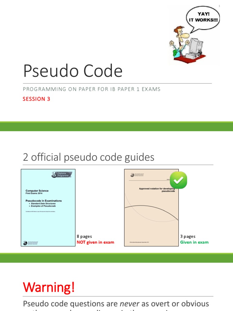 Pseudo-Code-IB-3 | PDF | Array Data Structure | Computer Data