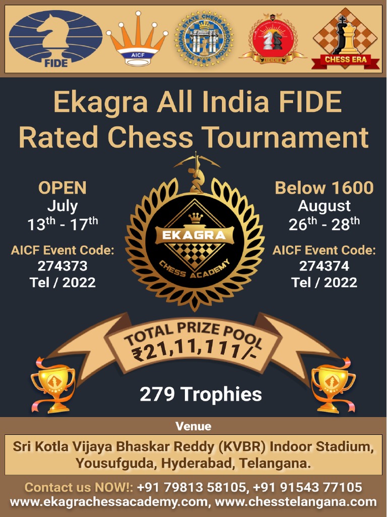 Ekagra All India FIDE Rated Chess Tournament PDF