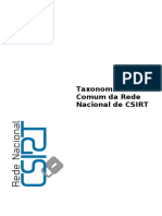 RNCSIRT Taxonomia v3.0