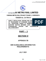 Chennai Metro Rail Limited: Part - 2 Secti On Vi
