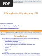 HFM Application Migrating