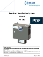 Pre-Start Ventilation System: Manual