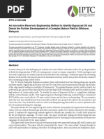 iptc-19182-ms An Innovative Reservoir Engineering Method to Identify Bypassed Oil and Derisk the Further Development of a Complex Mature Field