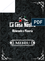 Meniu restaurant Cosa Nostra