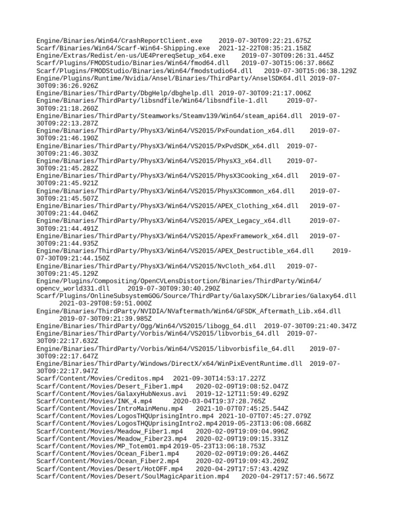 Manifest_NonUFSFiles_Win64 | PDF | Computer Architecture | Operating ...