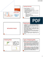 Strength of Materials II - 4C - Dams & Retaining Walls - Analysis & Conditions of Stability of Retaining Walls