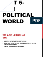 UNIT 5 - Our Political World