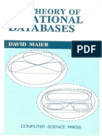 1986 - Maier - Theory of Relational Databases