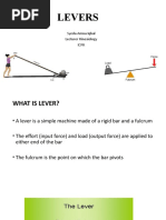Body Levers: Types and Examples | PDF | Lever | Machines