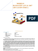 Modelo de Programacinanual de Educacion Fisica 2017