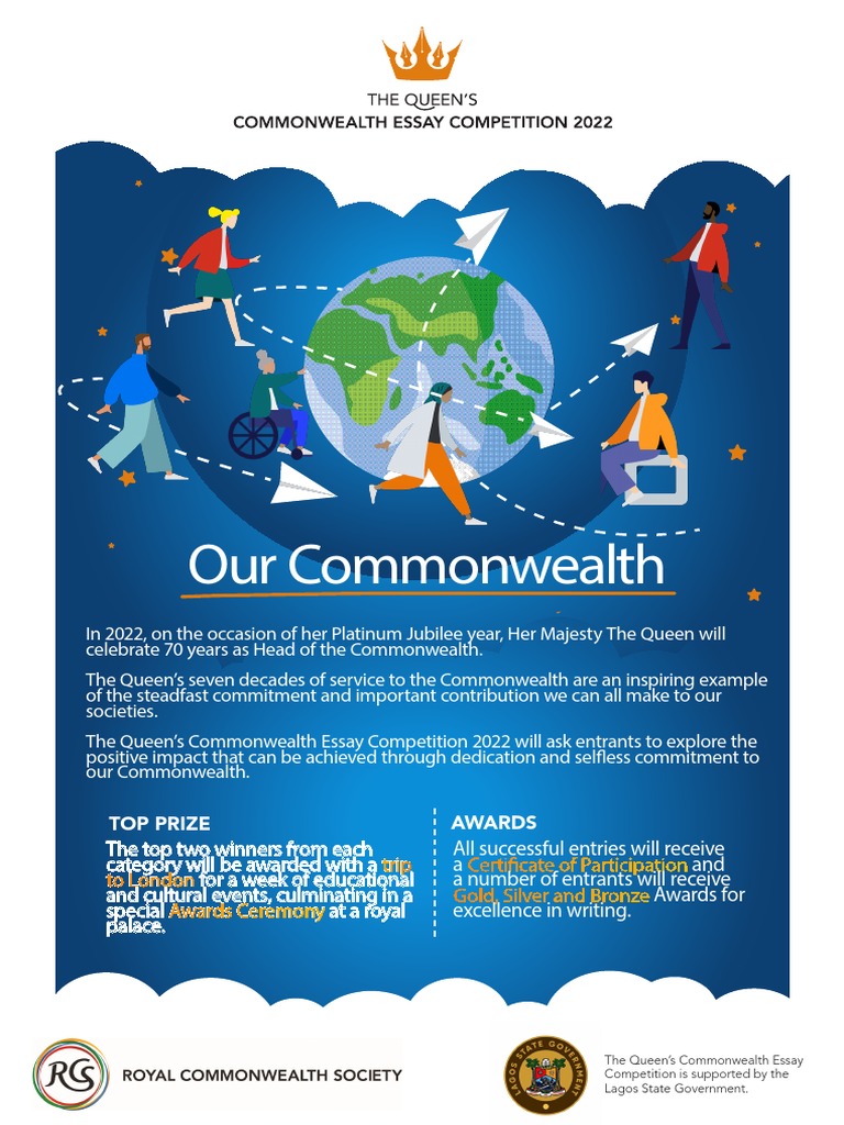 Flyer The Queen's Commonwealth Essay Competition 2022 PDF