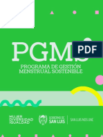 Programa de Gestión Menstrual Sostenible PDF