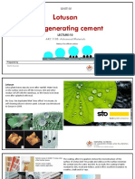 Lotusan Light Generating Cement: Unit-Iv