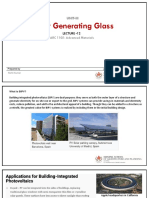 Week 13 - Power Generating Glass