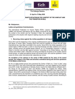 Note on the human rights situation in the context of the conflict and the transition in Mali