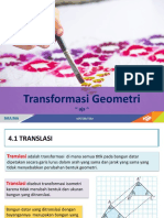 Bab 4 .1 Transformasi Geometri (Translasi)
