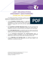 Gmef Organizational Assessment Questionnaire-: Enabling Mechanisms