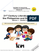 G11SLM2-21st-Century-LiteratureFINAL For Teacher