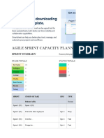 Agile Sprint Capacity Planning Template