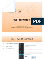 RSS Feed Widget: With Customizable Slider