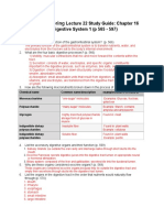 Physiology Spring: Lecture 22 Study Guide: Chapter 16 The Digestive System 1 (P 565 - 597)