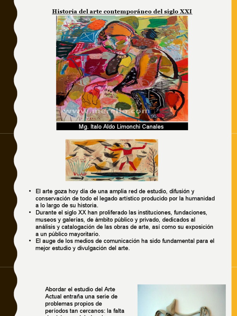 6 Historia Del Arte S Xxi Pdf Escultura Bailes