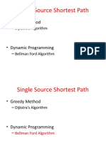 Single Source Shortest Path Algorithms