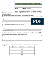 ALFABETIZAÇÃO MATEMÁTICA - SISTEMA DE NUMERAÇÃO - JOGO DOS PALITOS - 1º ANO