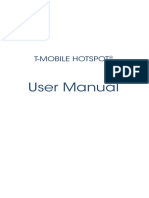 User Manual: T-Mobile Hotspot