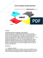 Swot Analysis of Mobile Phone Industry